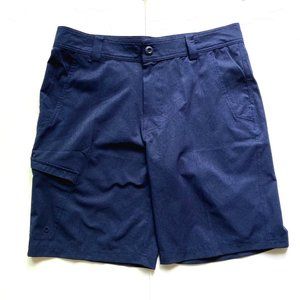 Nepallo Blue Quick Dry Hybrid Stretch Golf Shorts 34W Deep Pockets Lightweight
